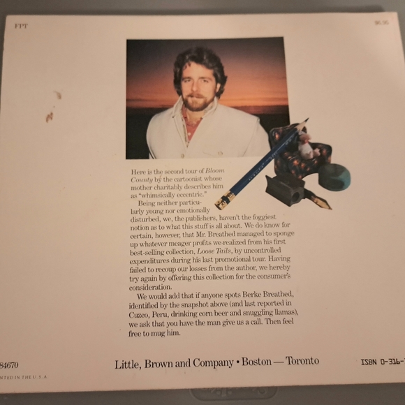 Toons For Our Times Bloom County~First Edition by Berke Breathed - Picture 2 of 4